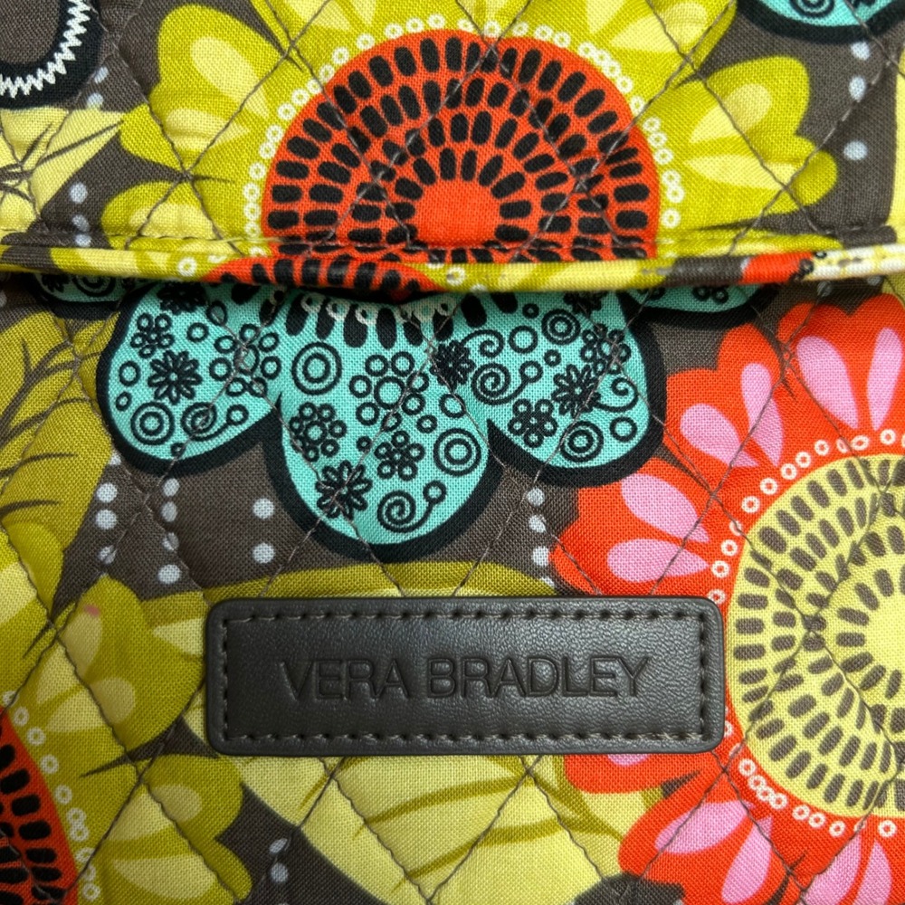 Vera Bradley Flower Shower Crossbody Bag Purse Quilted Small Shoulder Handbag